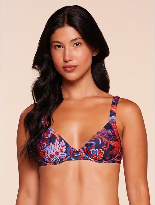 Top Meia Taça Estampado Íris