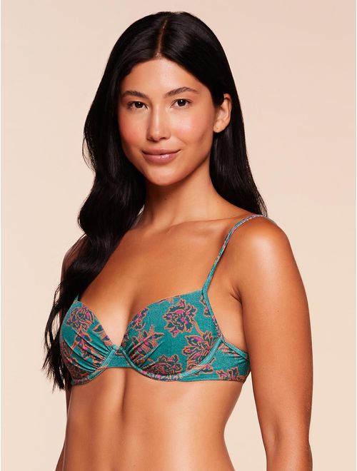 Top Meia Taça Estampado Caraíva