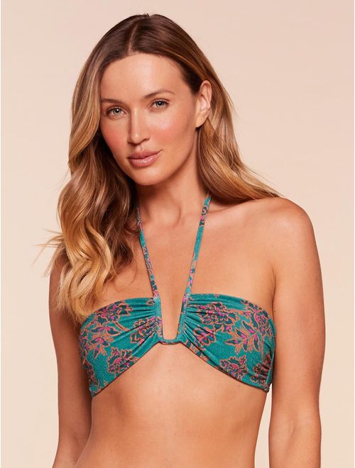 Top Frente Única Estampado Caraíva