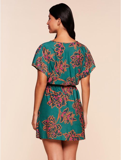 Vestido Curto Estampado Caraíva
