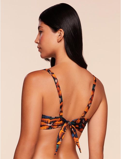 Top Meia Taça Estampado Diamantina