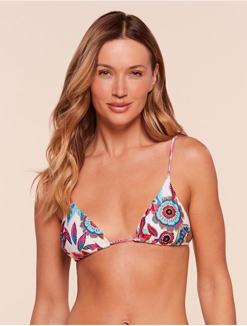 Top Cortininha Estampado Lírio