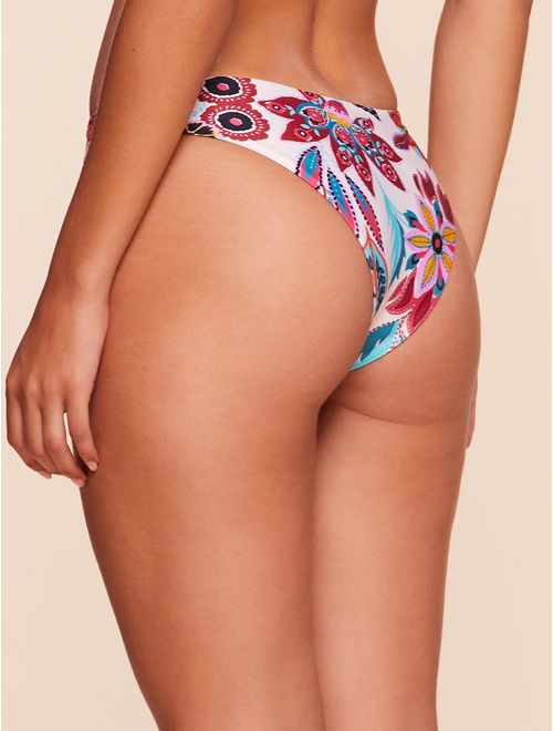 Tanga Lateral Média Estampada Lírio