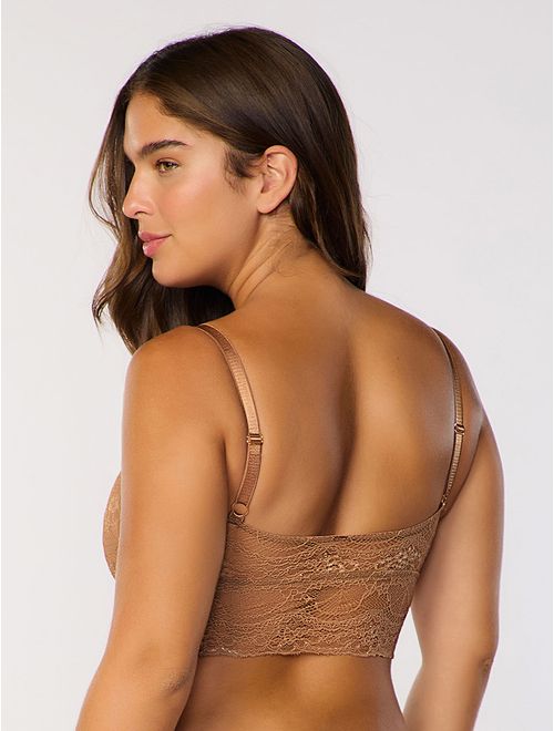 Top Leve Com Bojo Removível Renda Essencial