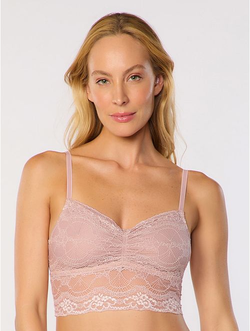 Top Leve Com Bojo Removível Renda Essencial