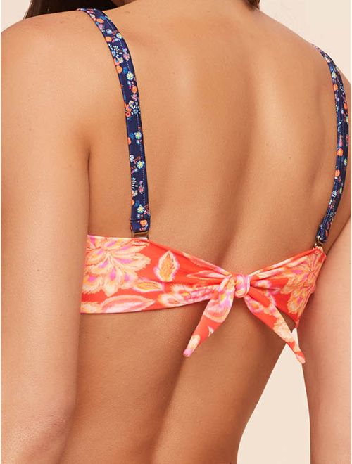 Top Meia Taça Estampado Sunshine