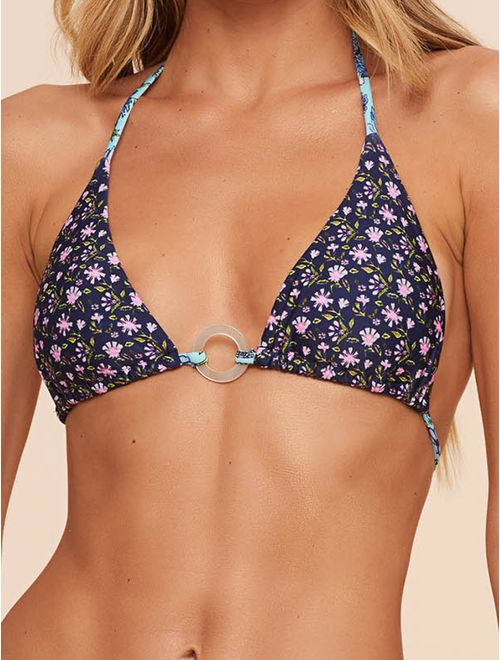 Top Cortininha Estampado Oásis