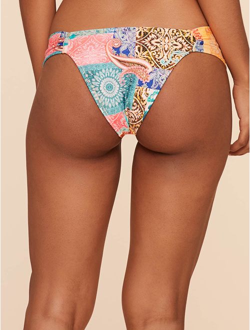 Tanga Lateral Larga Estampada Boho Chic