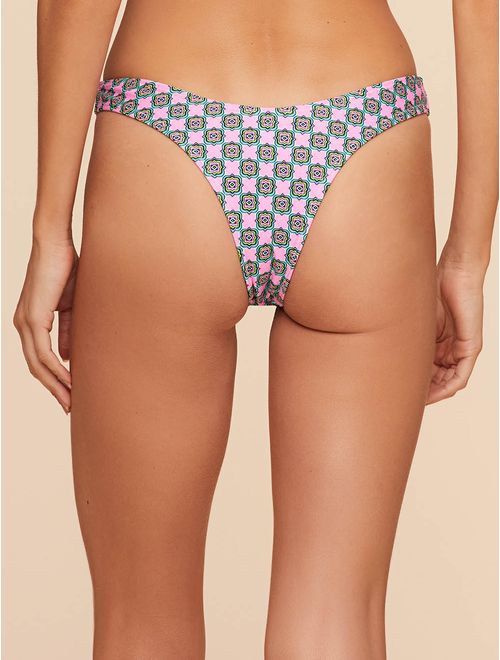 Tanga Asa Delta Estampada Vintage