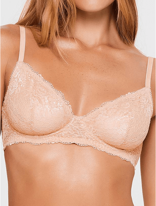 Sutiã Leve Com Aro Champagne