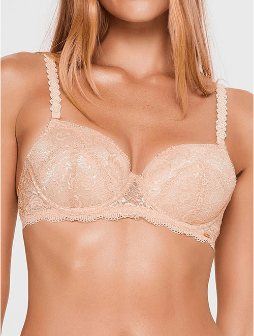 Sutiã Com Bojo Base Champagne