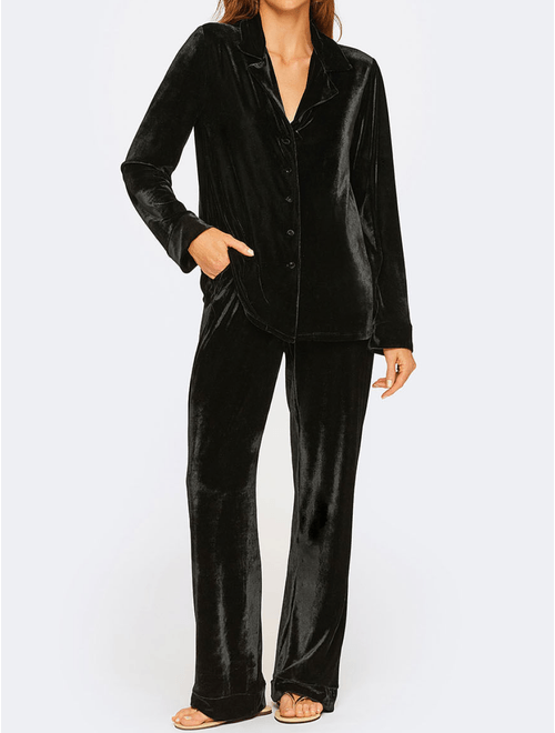 Pijama Longo Velvet Atelier