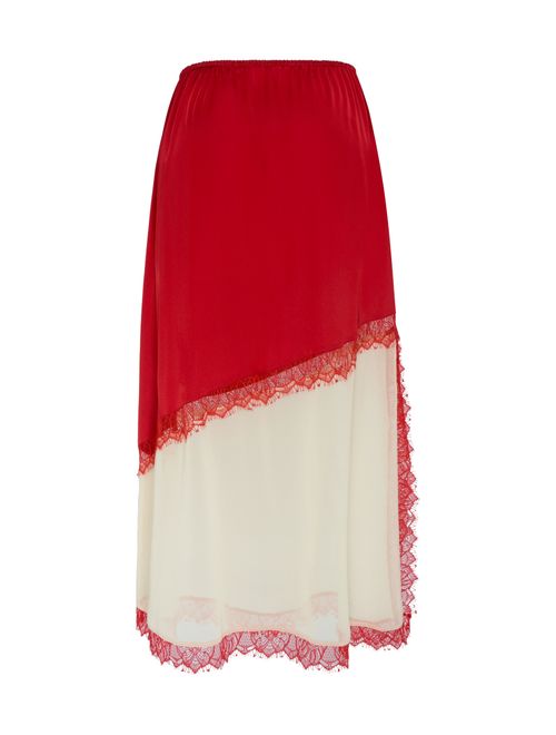 Saia Midi em Cetim Street