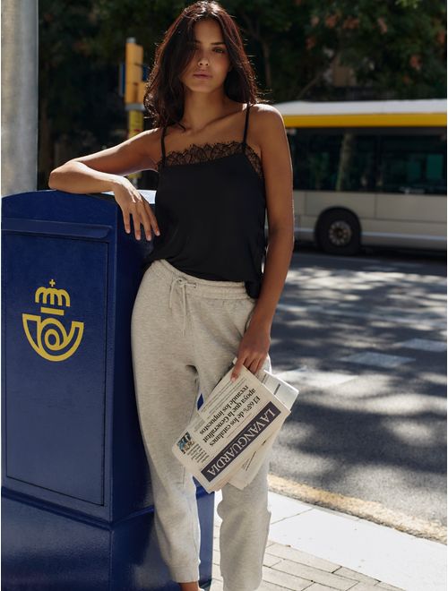 Regata Alcinha em Cetim Street